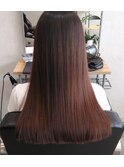 ツヤサラロングヘアー/ストレート/髪質改善/トリートメント/綺麗