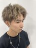 [齋藤指名]#メンズカット+エフェクトケアブリーチカラー￥20900→￥13500