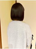 自然に収まるナチュラルボブ