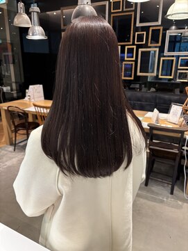 サラ 天神大名店(SARA) 【ラベンダーブラウン】ワンカラー/透明感カラー