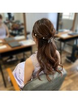 テーラヘアー 草加店(TELAHAIR)&nbsp;ゆるまきハーフアップ【TELAHAIR 草加】