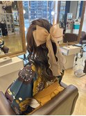 卒業式ヘアセット