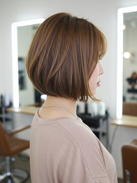 フラテロ(fratello) 【fratello】ふんわりナチュラルストレート/ショートボブ