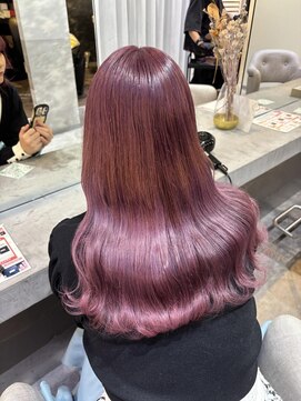 ラビス 浦和(Lovis) ハイライトカラー/アプリコットオレンジ/くびれヘア