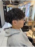 ツイトスパイラルパーマ　縦落ちツイスト　縦落ちスパイラル