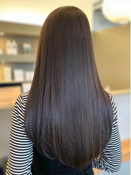 プティパ 水戸内原店(petit-pas)の写真/髪が傷んでいると気になる方に！髪の芯から潤いを与え、毛先まで艶やかで柔らかな質感に♪