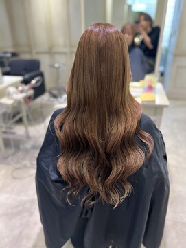 アソビ 表参道(ASOBI) ブリーチなしダブルカラー/ブリーチなし/表参道/ベージュカラー