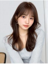 リンクミリ(Link mili) 小顔くびれ×透明感ブラウンロング