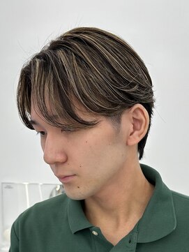 ウィル バイ ブラウン(Vir by Brown) コントラストハイライト/センターパート/ニュアンスパーマ