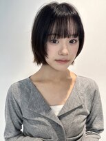 トリッカ シブヤ(TRICCA SHIBUYA)&nbsp;前髪イメチェン顔まわりカット顔まわりレイヤー外はねボブ