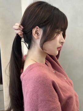 オムニス 表参道(Omnis) 韓国ヘアレイヤーカットハイレイヤーロングヘア小顔前髪髪質改善