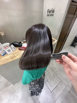 フェリア 松山(Feria) 【Feria松山】髪質改善ストレート☆本宮