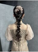編み下ろしポニー