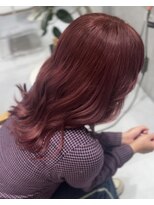 レンジヘアー(lange hair)&nbsp;チェリーピンク【鈴鹿/四日市/津/ストレート/ブリーチ】