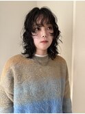 ウルフウフルカットレイヤーカットパーマ