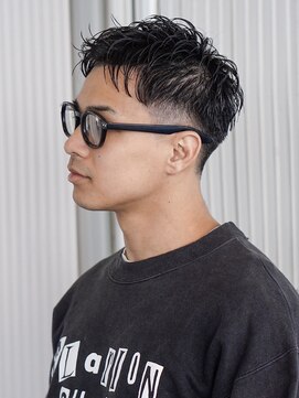 ガーデンヨコハマエスト(GARDEN YOKOHAMA est) フェード　ニュアンスパーマ　ショート