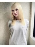10代20代ハイトーンブロンド抜きっぱなしブロンドミルクティ