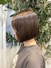 【期間限定】ワンレングスボブカット＋ワンカラー＋トリートメント ￥9900