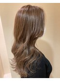 透明感カラー×レイヤーカット