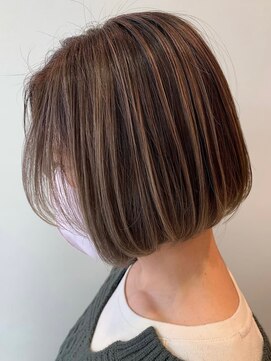 ヘアーアンドメイク アンジュ 中野店(Hair&Make ange) 白髪ぼかしハイライト×ナチュラル