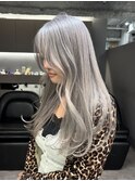 着物ヘア/大人ガーリー/ダークアッシュ/似合わせカット/名古屋