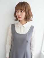 ナチュラルスポット(Natural Spot)&nbsp;アッシュベージュ×ゆるふわボブ