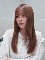 アンジェリカ 尼崎店(ANGELICA)&nbsp;ANGELICA 韓国くびれ/ミディアムヘア/ココアベージュ