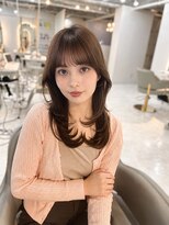 マリアバイアフロート(Maria by AFLOAT)&nbsp;【韓国レイヤー/ミルクティーベージュ/レイヤーカット】中屋