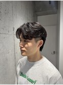 スタイリングに自信がない方も◎ニュアンスパーマセンターパート