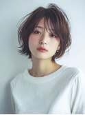 ダークブルーワンホンレイヤー/ニュアンスウルフ/デジタルパーマ