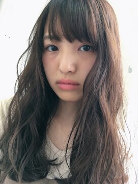 チェルシー 表参道 学生限定　抜け感　透け感　今っぽいシースルーウェーブ