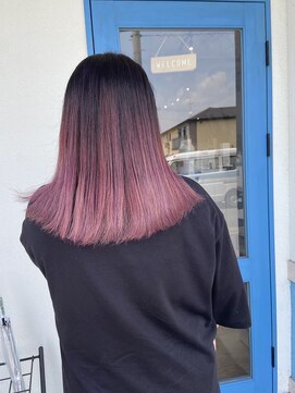 ヘアーメイク コラソン(hair make corazon) 似合わせカットメルティカラー着物フェミニンロング