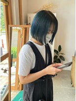 シモンズ ヘアー(SHIMONS HAIR) ターコイズブルー