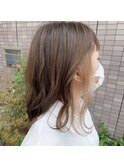 イヤリングカラー×パールベージュ
