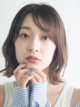 ネオリーブルノン 日吉(Neolive Runon) 切りっぱなしくびれボブ