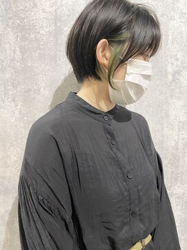 ミリ 久留米(miri..) イヤリングカラーショート　NOBU