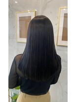 ジーナ 京都河原町(Zina)&nbsp;髪質改善＊黒髪ミディストレート＊美髪【Zina 河原町】