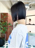 タイトボブ×髪質改善カラー