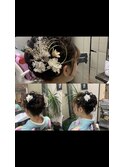ヘアアレンジ　アップスタイル