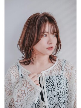 アート ヘア アップップ(ART HAIR UP-PU) くびれレイヤー×ピンクベージュ