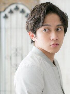 トニーアンドガイメン ホテル京阪仙台店(TONI&GUY MEN) グレーベージュでビジネスも◎かきあげバングマッシュh仙台