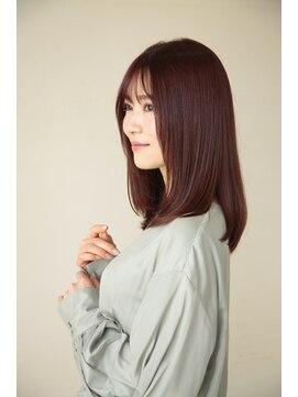 グレースバイハピネス(grace by happiness) 30代40代50代/ことりベージュ/ニュアンスカラー/レイヤーロング