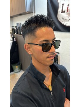 リヴ ヘアワークス(LiVE HAIR WORKS) skinfade×濡れパン