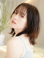 ワン 平塚(ONE009)&nbsp;オリーブベージュ/ウェットヘア /レイヤーカット /平塚