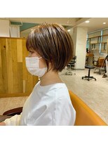 トッカ ヘアアンドトリートメント 難波店 小顔似合わせカット愛されクールショート20代/30代40代50代/難波