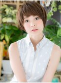 斜めバング立体感小顔ショートマッシュウルフc6川口20代30代40代