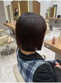 ぱつっとボブ