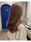 ピンクページュ×ケアブリーチカラー【四日市】