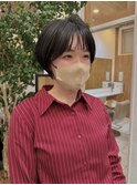 丸みショート*ショートレイヤー*ショートボブ*ひし形ショート