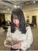 韓国トレンドヘアザクザクレイヤー